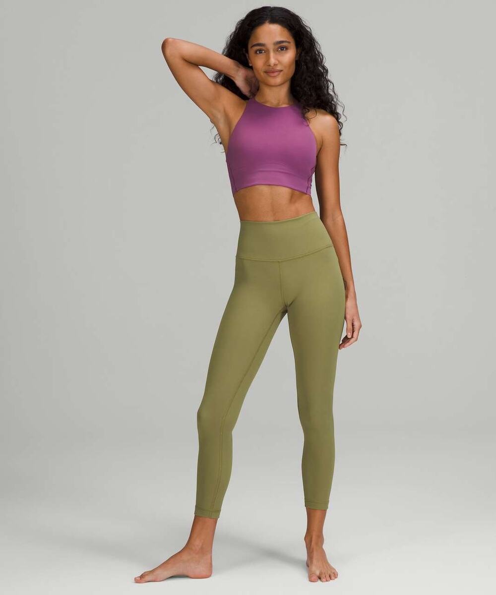 Lululemon Wunder Under High Rise Leggings 25" Bronze Green NWT
